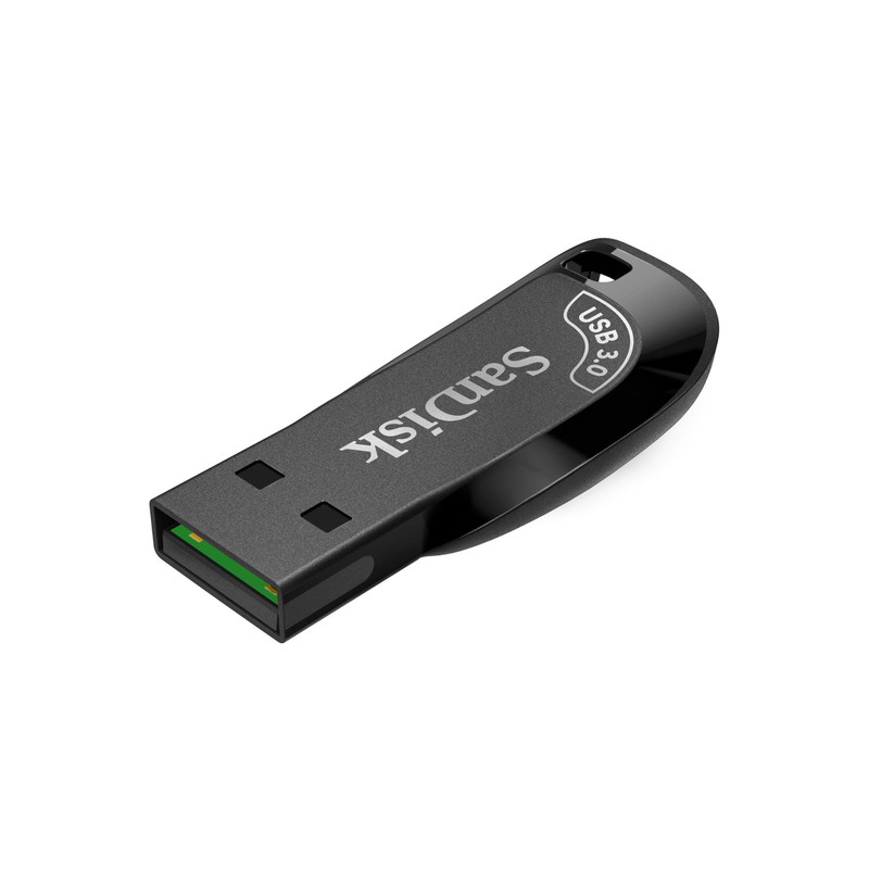 فلش مموری 64 گیگابایت سن دیسک مدل ULTRA SHIFT CZ410 با رابط USB 3.1، سرعت خواندن 100 مگابایت بر ثانیه، نرمافزار امنیتی SanDisk SecureAccess و بازیابی فایل RESCUEPRO Deluxe، مناسب ضبط خودرو و تلویزیون