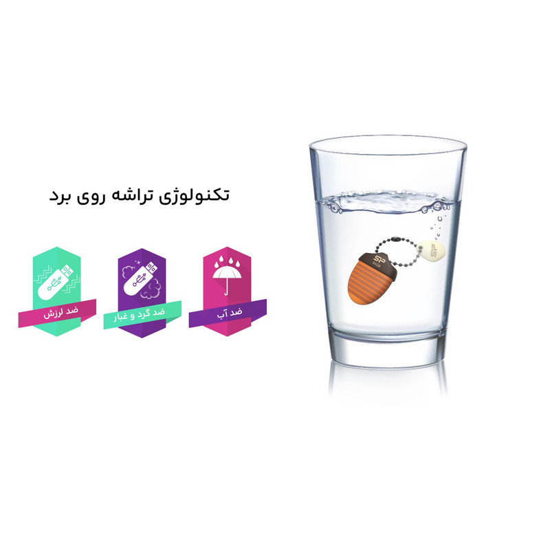 فلش مموری سیلیکون پاور مدل Touch T30 ظرفیت 64 گیگابایت