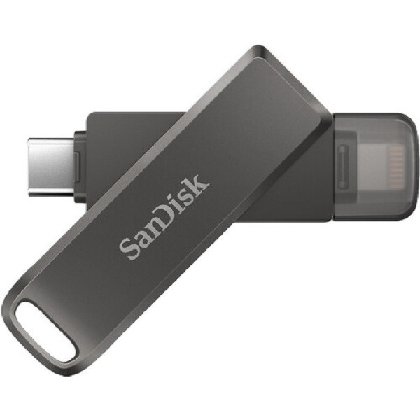 فلش مموری لایتنینگ و USB3.1 سن دیسک مدل IXPAND LUXE ظرفیت 64 گیگابایت