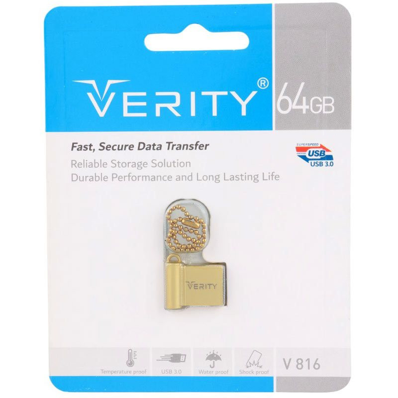 فلش مموری وریتی مدل V 816 64G USB3 ظرفیت 64 گیگابایت با رابط USB 3.0