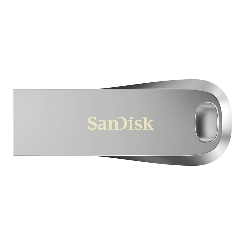 فلش مموری سن دیسک Ultra Luxe ظرفیت 64 گیگابایت با رابط USB 3.1 سرعت خواندن تا 150 مگابایت بر ثانیه، بدنه فلزی مقاوم، پشتیبانی از نرمافزار رمزگذاری اطلاعات