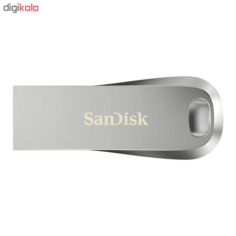 فلش مموری سن دیسک Ultra Luxe ظرفیت 64 گیگابایت با رابط USB 3.1 سرعت خواندن تا 150 مگابایت بر ثانیه، بدنه فلزی مقاوم، پشتیبانی از نرمافزار رمزگذاری اطلاعات