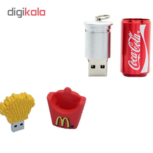 فلش مموری مدل Ul-Pv-mac-co1 ظرفیت64گیگابایت مجموعه دو عددی