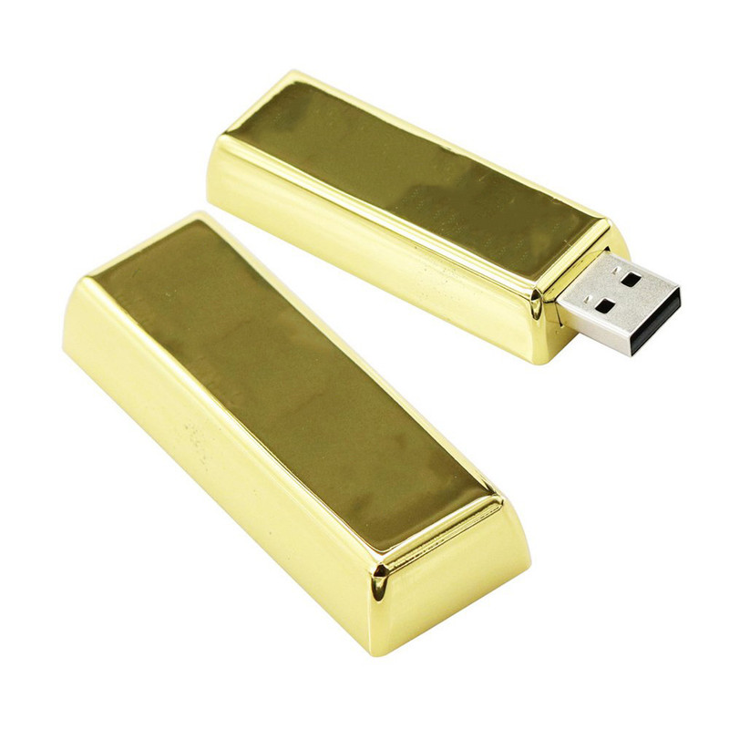 فلش مموری پرلیت یو اس بی طرح شمش طلا کد UM-65 ظرفیت 128گیگابایت