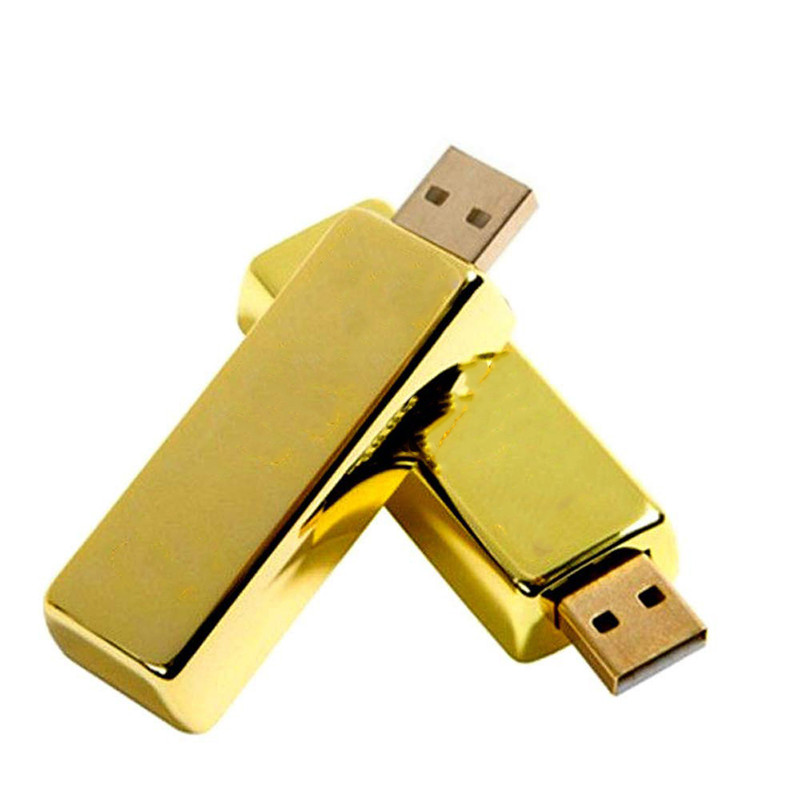 فلش مموری پرلیت یو اس بی طرح شمش طلا کد UM-65 ظرفیت 128گیگابایت