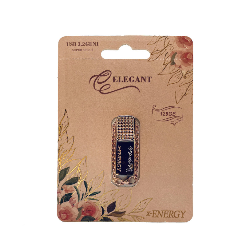 فلش مموری ایکس انرژی مدل Elegant ظرفیت 128 گیگابایت با رابط 3.2