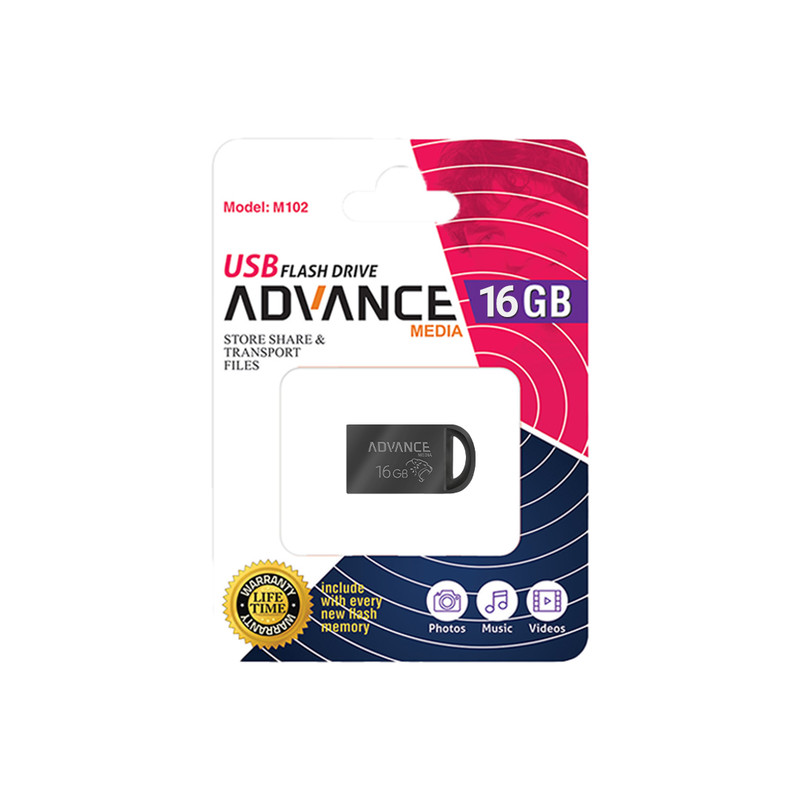 فلش مموری ادونس مدل M-102 ظرفیت 16 گیگابایت با رابط USB
