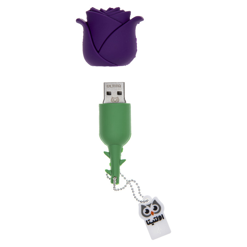 فلش مموری Usb 2.0 اولتیتا مدل گل رز ظرفیت 64 گیگابایت