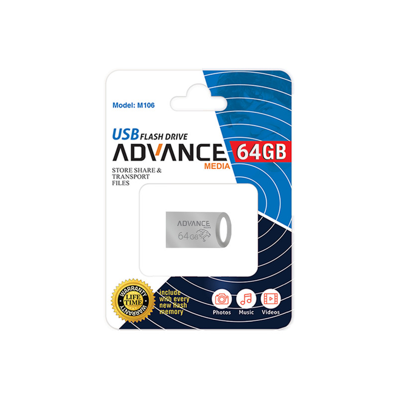 فلش مموری ادونس مدل M-106 ظرفیت 64 گیگابایت با رابط USB