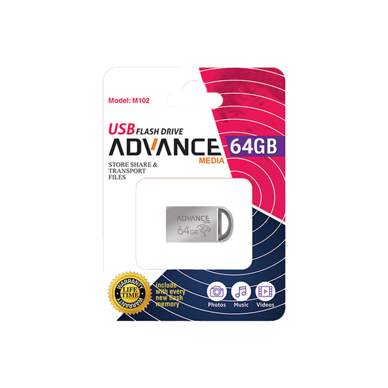 فلش مموری ادونس مدل M-102 ظرفیت 64 گیگابایت با رابط USB