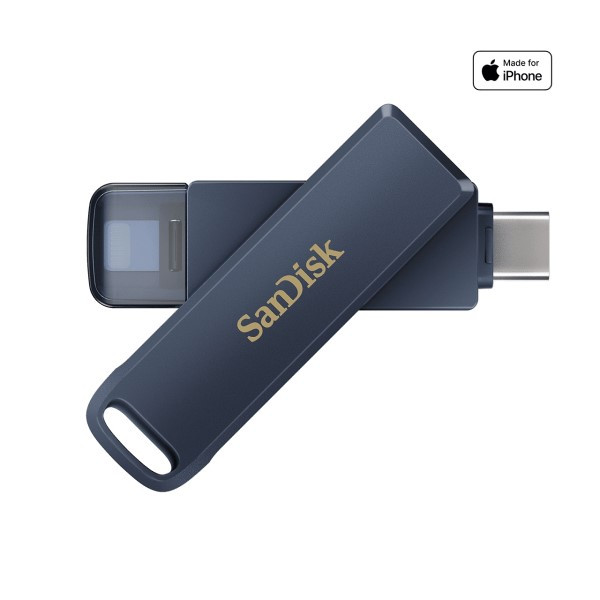 فلش مموری سن دیسک مدل PHONE DRIVE ( LIGHTNING / TYPE-C ) ظرفیت 64 گیگابایت با رابط لایتنینگ، USB Type-C