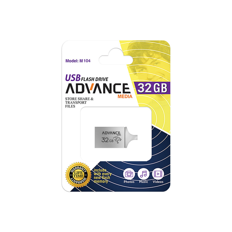فلش مموری ادونس مدل M-104 ظرفیت 32 گیگابایت با رابط USB