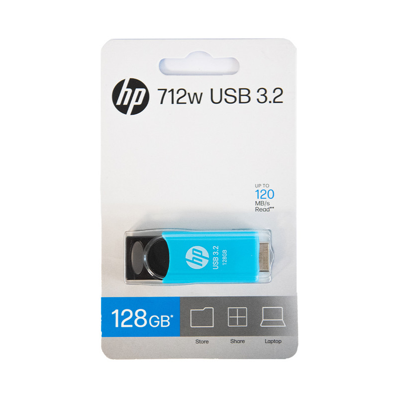 فلش مموری اچ پی مدل 712W ظرفیت 128 گیگابایت با رابط USB 3.2