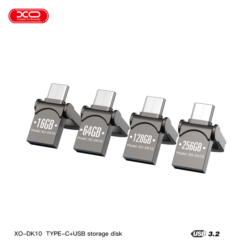 فلش مموری ایکس او مدل DK-10 ظرفیت 64 گیگابایت با رابط USB-C