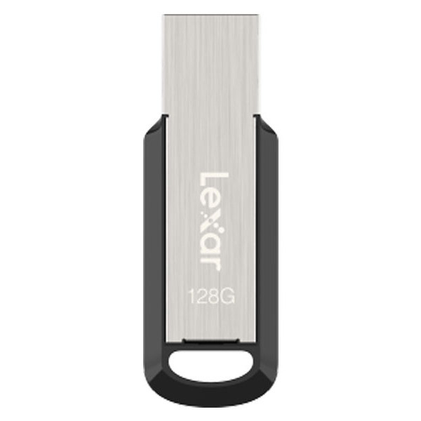 فلش مموری لکسار مدل M400 ظرفیت 128 گیگابایت رابط USB 3.0 مقاوم در برابر ضربه و سازگار با سیستم‌های PC و Mac