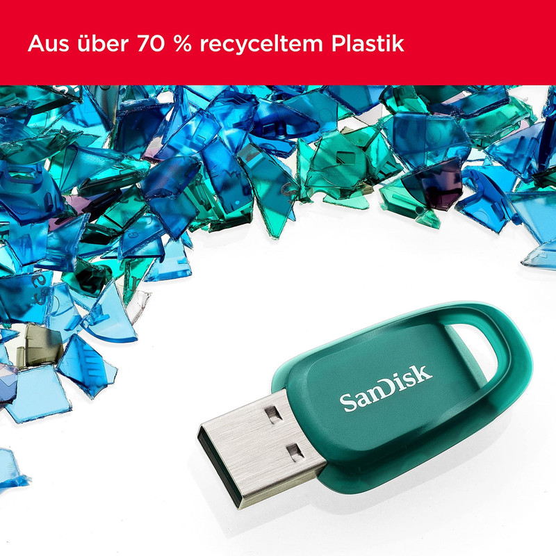 فلش مموری سن دیسک مدل Ultra Eco™ USB 3.2 ظرفیت 128 گیگابایت