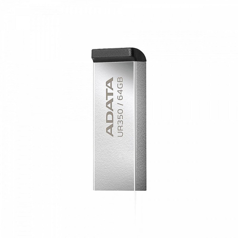 فلش مموری ای‌دیتا مدل UR350 ظرفیت 64 گیگابایت، رابط USB 3.2، سرعت خواندن 100 مگابایت بر ثانیه، مقاوم در برابر ضربه و سازگار با ویندوز و مک