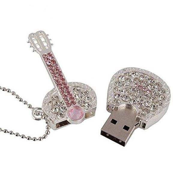 فلش مموری Usb 2.0 اولتیتا  مدل گیتار فلزی ظرفیت 128 گیگابایت