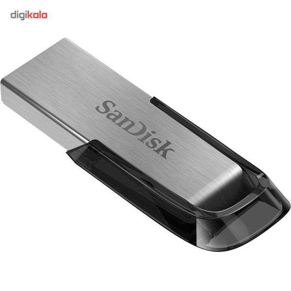 فلش مموری سن دیسک مدل Ultra Flair CZ73 ظرفیت 16 گیگابایت با بدنه فلزی، پورت USB 3.0، سازگار با USB 2.0 و قابلیت رمزگذاری فایلها