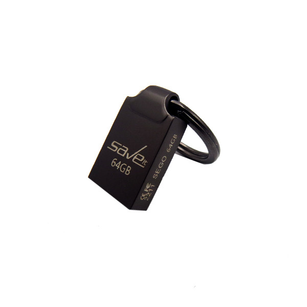 فلش مموری سیویت مدل SEGO ظرفیت 64 گیگابایت با رابط USB 2.0، بدنه فلزی، طراحی بند انگشتی با حلقه آویز، سازگار با گوشی، تبلت، لپتاپ و تلویزیون، سرعت انتقال 30 مگابایت بر ثانیه