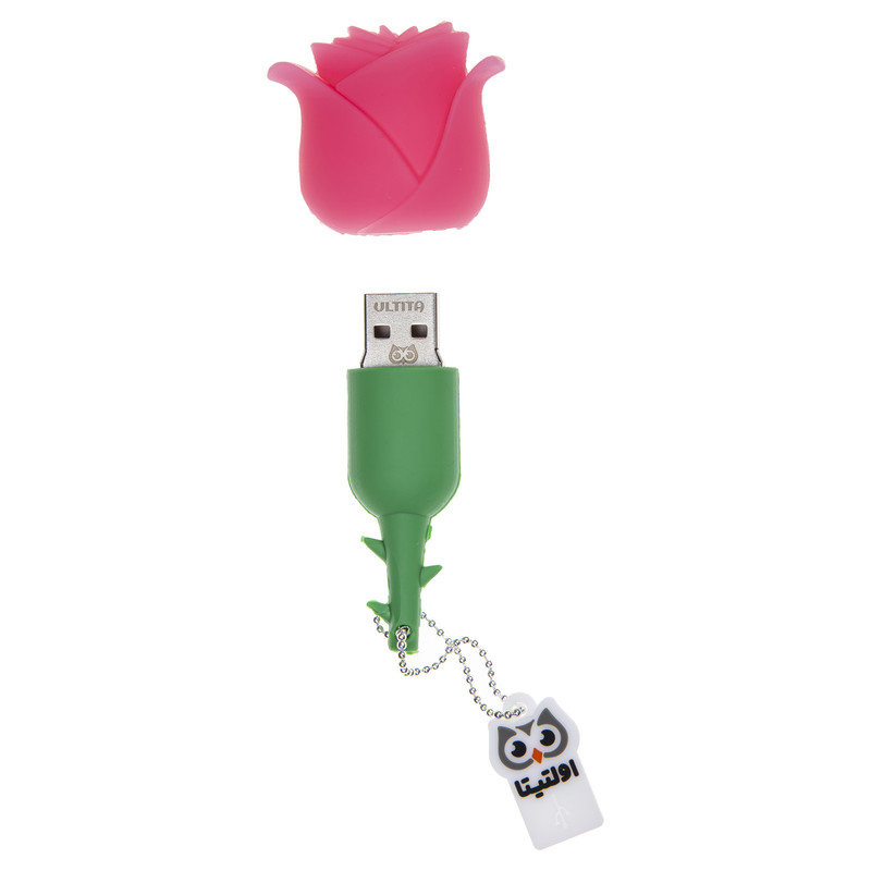 فلش مموری  Usb 2.0 اولتیتا مدل گل رز  ظرفیت 128 گیگابایت