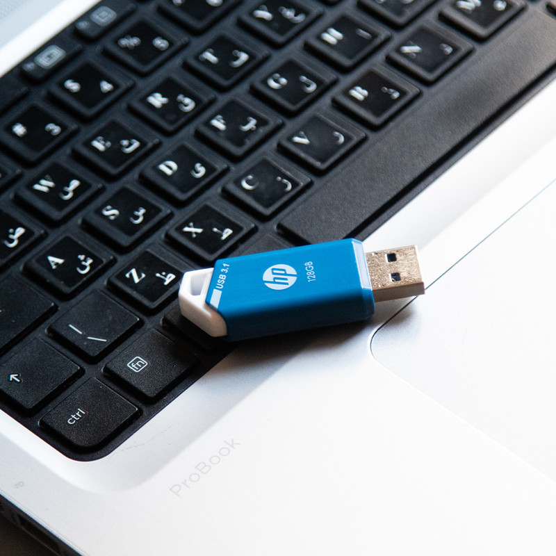 فلش مموری اچ‌ پی مدل X755W ظرفیت 128 گیگابایت با رابط USB 3.1