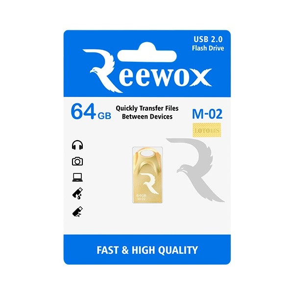 فلش مموری ریوکس مدل M02 ظرفیت 64 گیگابایت با رابط USB 2