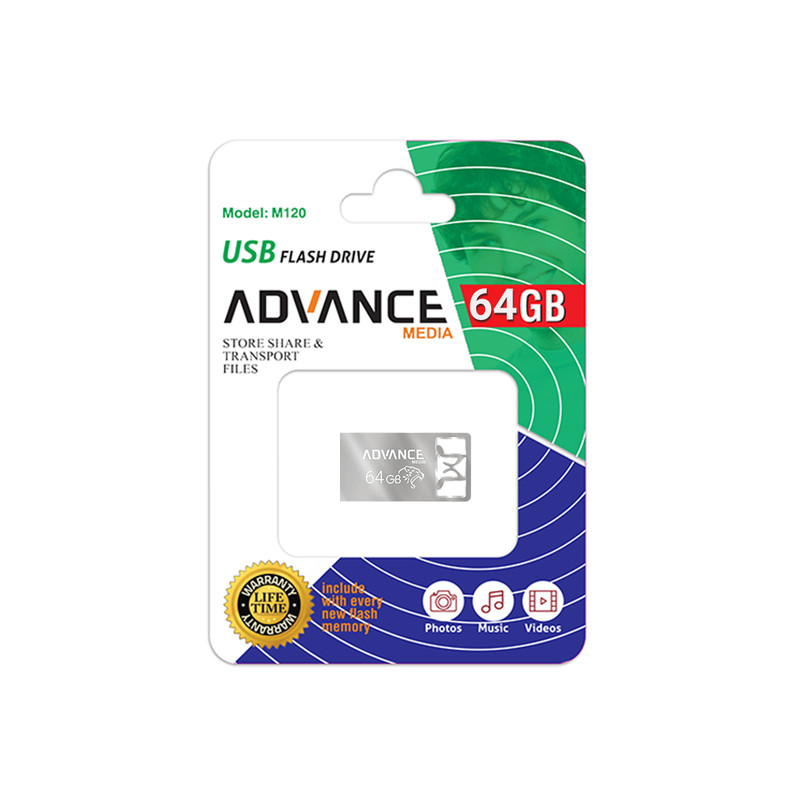 فلش مموری ادونس مدل M-120 ظرفیت 64 گیگابایت با رابط USB