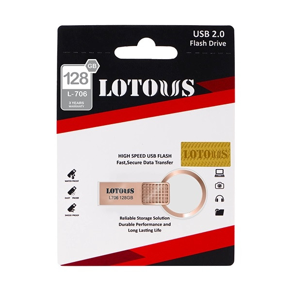 فلش مموری لوتوس مدل L706 ظرفیت 128 گیگابایت با رابط USB
