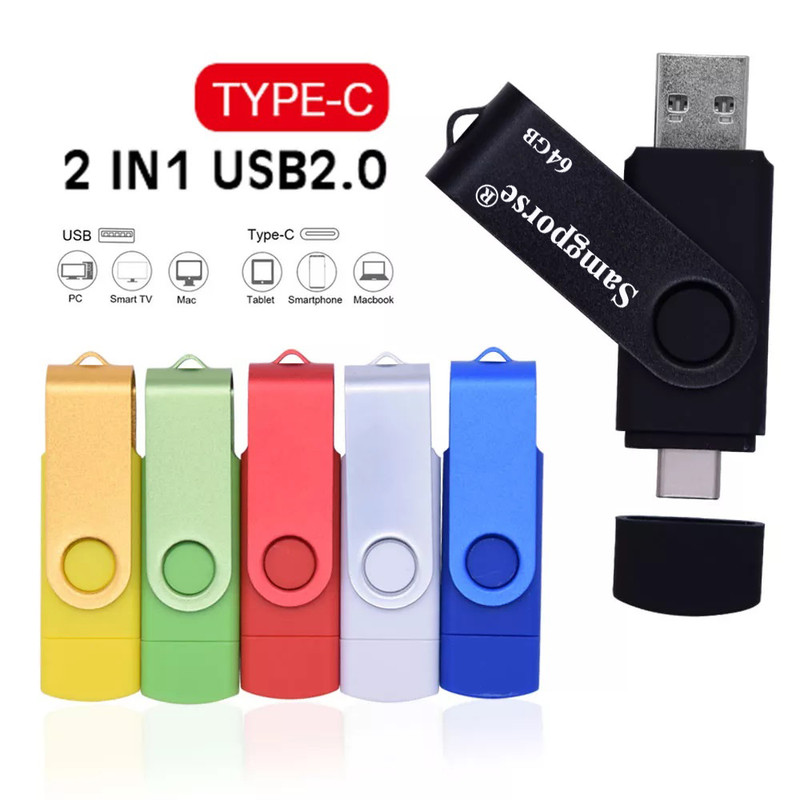 فلش مموری سمگپرس مدل OTG USB Type C ظرفیت 64 گیگابایت