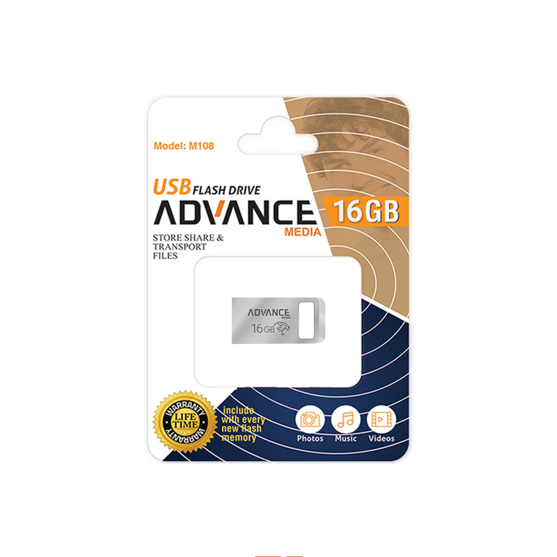 فلش مموری ادونس مدل M-108 ظرفیت 16 گیگابایت با رابط USB