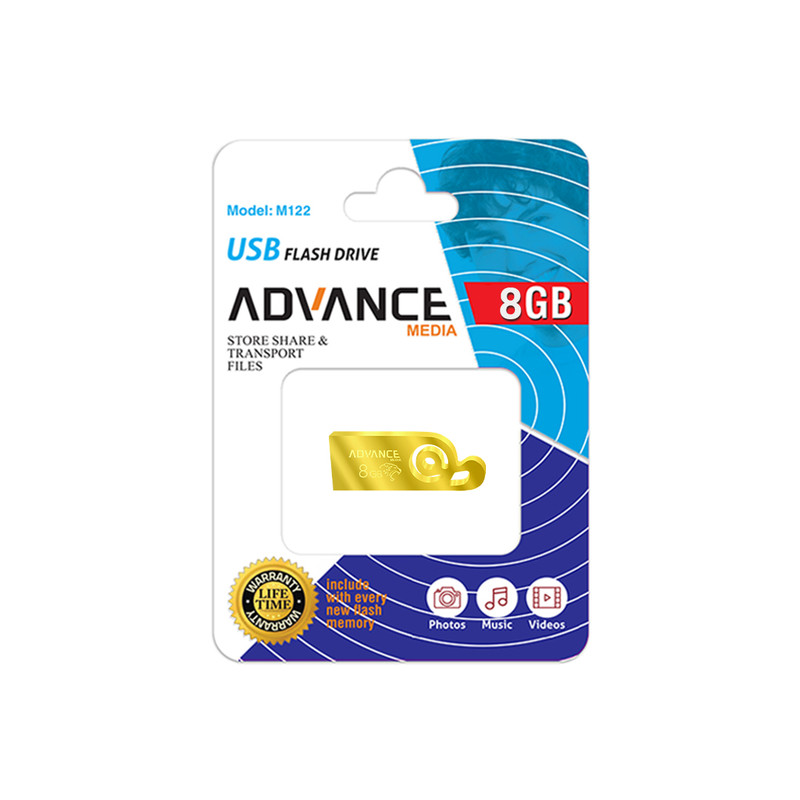 فلش مموری ادونس مدل M-122 ظرفیت 8 گیگابایت با رابط USB