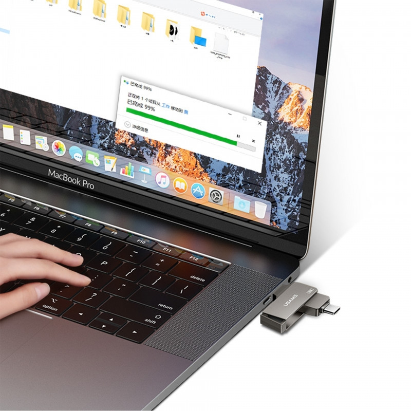 فلش مموری یوسمز مدل Typec-Usb3-High Speed-ZB199 ظرفیت 32 گیگابایت گیگابایت