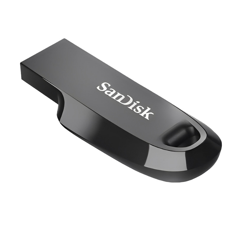 فلش مموری سن دیسک مدل CZ550 CURVE USB3.2 ظرفیت 256 گیگابایت
